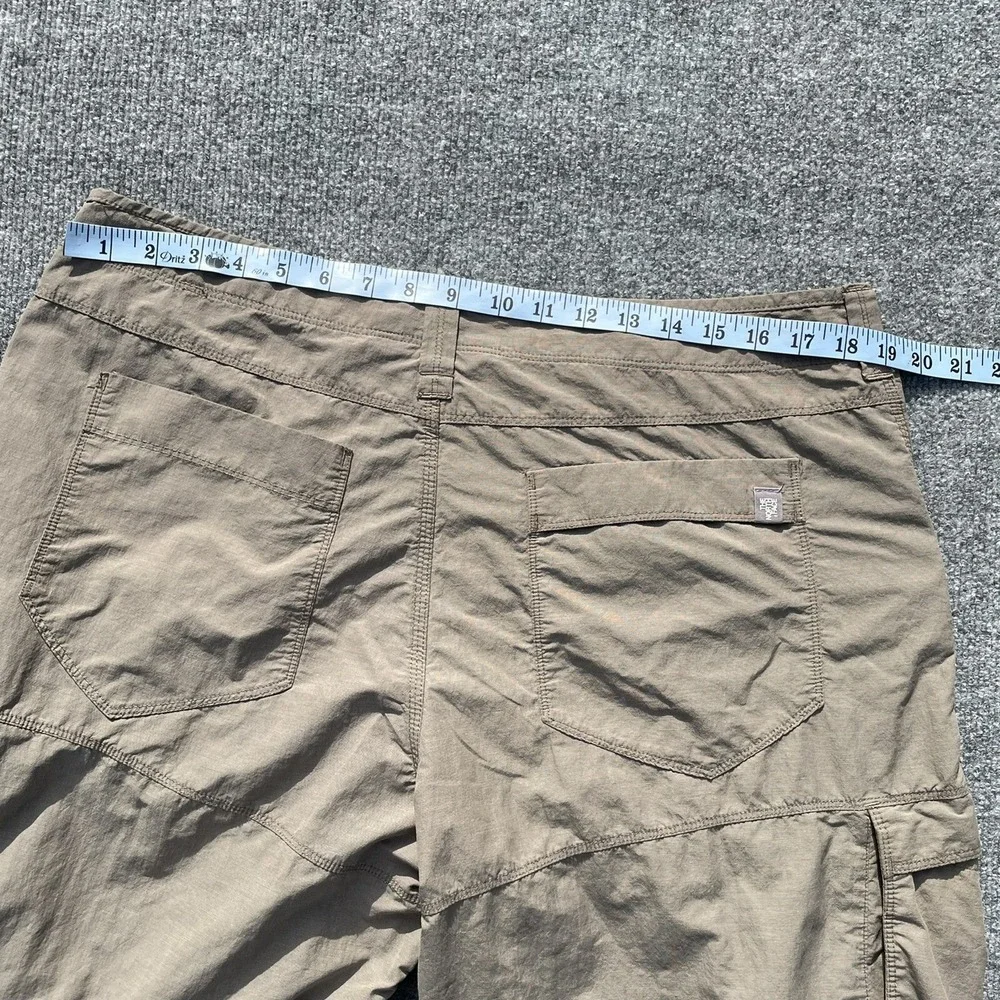 North Face Shorts Mens 38 TNF Cargo Hiking Trail Hybrid‎ Nylon Cotton Cargo 10